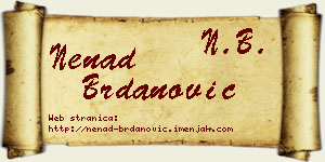 Nenad Brdanović vizit kartica